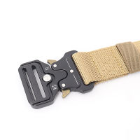 Mens Tactical Belt Outdoor Hunting Quick Release Buckle Unisex Nylon Canvas Military Training Belt High Quality Designer Belts