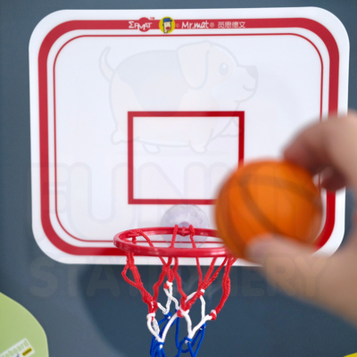 MR.MAT Basketball  whiteboard sticker set (Frame+Ball Set) กระดานไวท์บอร์ดคลายเครียด แถมชุดลูกบาส