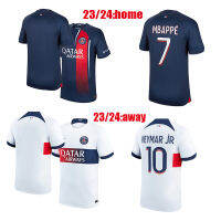 23/24ใหม่ MBAPPE HAKIMI เสื้อเจอร์ซีย์ฟุตบอล,เสื้อเจอร์ซีย์ Vitinha Paris N. Mendes Maillots NEYMAR JR De 2023/2024ฟุตบอลมาควินโฮสเวราตตี้ PSG ชุดเครื่องแบบเสื้อ