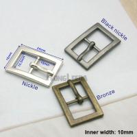 【cw】 30 pcs / lot BK 038 metal alloy 10mm shoe buckle with pin alloy belt buckle silver/black/bronze free shipping