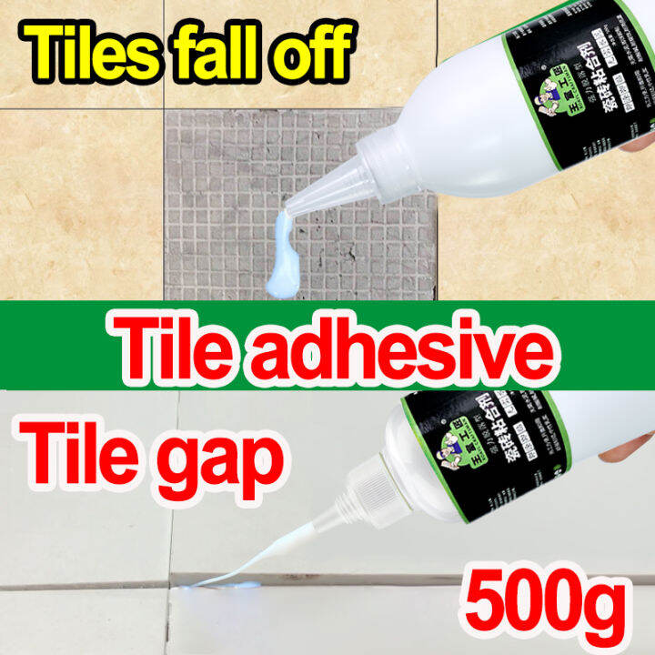 500g Tile Adhesive Glue Repair Vinyl Floor Tile Self Adhesive Solve the