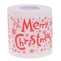 5 Styles Santa Claus Paper Roll Tissue Paper Towels Christmas Decorations Xmas Santa Office Room Toilet Paper 15 Roll