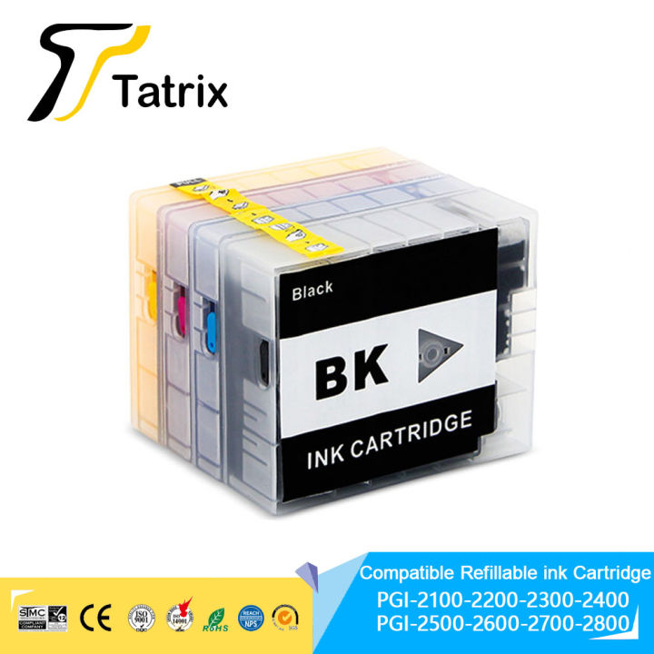 2022tatrix-สำหรับ-canon-pgi2700-pgi2700xl-ตลับหมึกรีฟิล-maxify-ib4070ib4170mb5070mb5170mb5370mb5470เครื่องพิมพ์หมึกย้อมสี