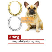 Vòng Cổ Xích Mạ Vàng Cho Chó Mèo Dưới 10kg - Nông Trại Thú Cưng