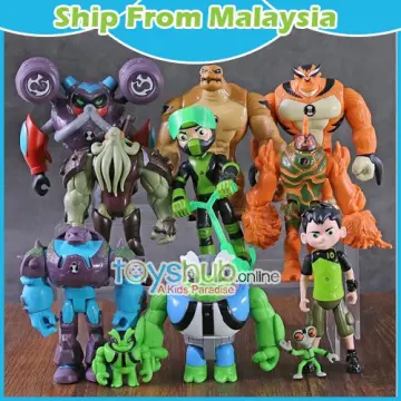 Bandai Genuine Ben Tennyson 10 Doll Monster Figure Toys Ben10 Omnitrix  Table Ornaments Kids Gifts - Action Figures - AliExpress