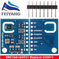 【YF】 ENS160 AHT21 CARBON Dioxide CO2 eCO2 TVOC Air Quality And Temperature Humidity Sensor Replace CCS811 For Arduino