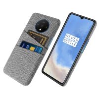 เคส Oneplus 7T สำหรับ Oneplus 7T ทำจากผ้าสอง Sampul Kartu สุดหรูสำหรับ Oneplus 7T เคสสำหรับ One Plus โทรศัพท์7T HD1900 HD1903 HD1901