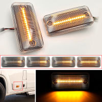 2ชิ้นแบบไดนามิก Blinker ไฟเลี้ยว LED ด้านข้าง Marker Light สำหรับ Iveco Fiat Ducato Citroen Relay Peugeot er Renault Volvo MAN