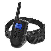 ZZOOI Professional Remote Electronic Dog Training Collar Rechargeable No Barking Training Dog Collars with Shock Vibration Sound Way