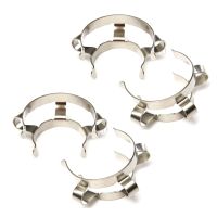 4Pcs 24คลิปสแตนเลส Keck Clamp สำหรับ2429 2440 Glass Ground Joint Retail