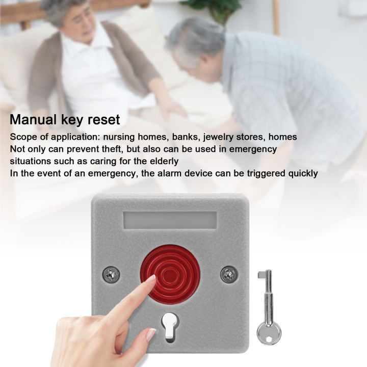 Button Alarm Anti Theft Panic Button Convenient Practical Safe