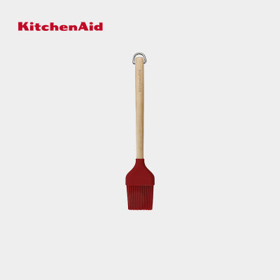 KitchenAid Birchwood Pastry Brush - Empire Red แปรงทาขนม