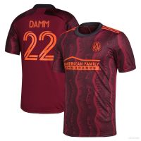 Jay 2021 Jurgen Damm Atlanta United FC Jersey Short Sleeve Football T-shirt Sports T-shirt Large