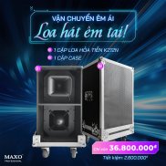 Combo Vận Chuyển Êm Ái - Loa Hát Êm Tai 1 cặp Loa Hỏa Tiễn K212N