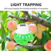 Solar Powered Wasp Trap Catcher LED Hornet Insects Killer Outdoor for Trapping Hornets Yellow Jackets Insects Pest Killer-Mengzone