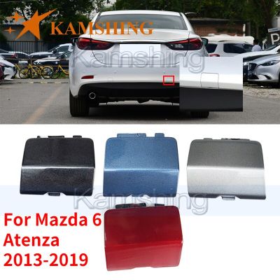 Kamshing สำหรับ Mazda 6 Atenza 2013-2019 Bemper Belakang รถยนต์ที่ครอบตะขอลากหาง L ตกแต่งฝาครอบลากจูง