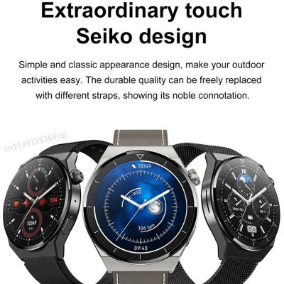 HK46 Smart Watch บลูทูธ AI ผู้ช่วยเสียง NFC เพลงควบคุมไร้สายชาร์จตรวจสอบอัตราการเต้นของหัวใจกีฬา S Mart W Atch