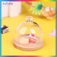 xuhaiy 1:12 dollhouse Miniature Candy Jar แก้วขนมผลไม้ถาดตุ๊กตา House Decor Toy