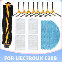 สำหรับ LIECTROUX C30B / XR500 / E30 / Proscenic 800T 820S ผ้าไม้ถูพื้นมีแปรงข้างหลักอุปกรณ์เสริมเครื่องดูดฝุ่นอะไหล่ตัวกรอง Hepa