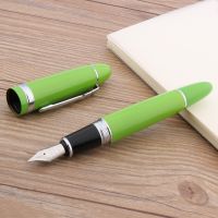 【⊕Good quality⊕】 ORANGEE Jinhao 159ปากกาหมึกซึมโลหะสีเขียวเงิน