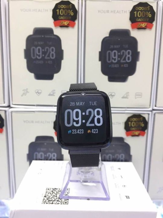 สมาร์ทวอชสายโลหะตัวล็อกชนิดแม่เหล็กsmartwatchจอสี-รุ่น-y7ทัชสกรีนขนาด-1-4นิ้ว-ภาษาไทย-แช่น้ำได้-รองรับมือถือได้-ดีไซน์สวยงามโฉบเฉี่ยว