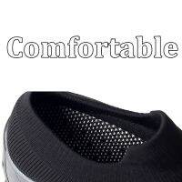 WZZ [Lowest price]Women air cushion heightening sports sneakers outdoor flynikt breathable casual sock shoes