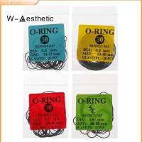 W-AESTHETIC 4 Pack กันน้ำกันน้ำได้ สำหรับผู้ผลิตนาฬิกา อุปกรณ์เสริมเสริม 0.5/0.6/0.7/0.8มม. โอริง ปะเก็นนาฬิกา ฝาหลัง เครื่องมือซ่อมแซมเครื่องมือ