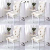 Marble  P Dinner Room Chairs Covers  Garden Modern Anti-dirty Kitchen 1PC Chair Cover High Living Spandex Chair Slipcover Chairs Sofa Covers  Slips