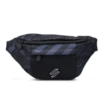 Superdry Sport Bum Bag in Black for Men