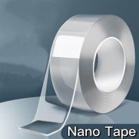 ✓ 1/2/3/5m Nano Tape Super Strong Double-Sided Adhesive Tape Traceless Waterproof Tapea For Bathroom Kitchen Sink Tap Gel Sticker