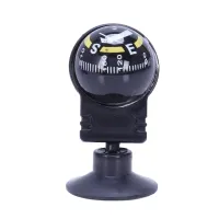 New Car Vehicle Floating Ball Magnetic Navigation Compass Black