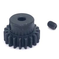 Steel 19T Motor Gear Pinion Gear 124016-2178 for Wltoys 144002 144010 124016 124017 Brushless RC Car Upgrades Parts