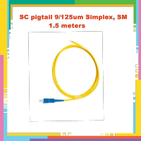 สายไฟเบอร์ออฟติกพิกเทล SC Pigtail Single-mode 9/125um(G652D) OD:3.0mm, PVC 1.5M