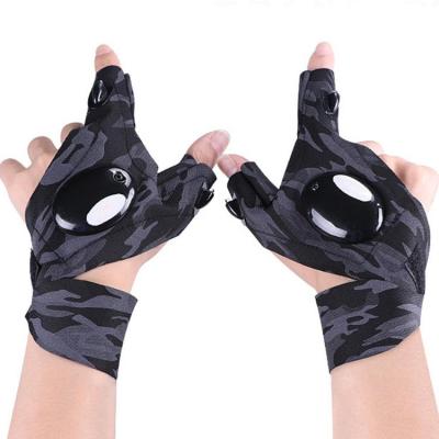 Gloves with Lights LED Flashlight Gloves Gifts for Men Unique Tool Camping Fishing Accessories Gifts for Men brilliant