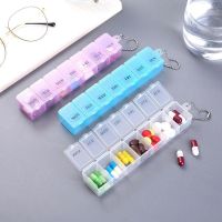 【YF】 7 Days Weekly Pillbox Tablet Holder Medicine Storage Case Drug Container Pill Box Organizer