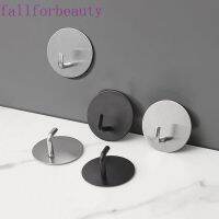 ❣✢ FALLFORBEAUTY Self-adhesive Wall Hook Rustproof Storage Hanger Hanger Hook 304 Stainless Steel For Kitchen Bathroom Multi-Purpose Towel Key Umbrella Bathroom Accessories/Multicolor