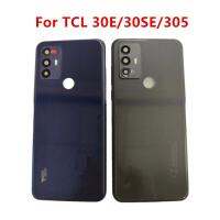 ที่อยู่อาศัยสำหรับ TCL 30 SE 30E 305 6165H 6127A 6102D เปลี่ยนเคสด้านหลังโทรศัพท์ประตูหลังฝาหลังปิดโทรศัพท์ + โลโก้ปุ่มด้านข้าง