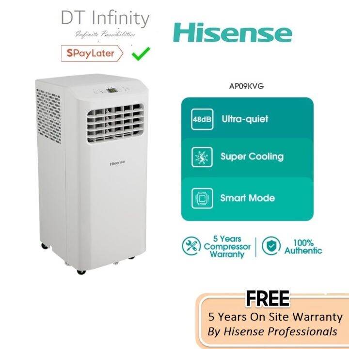 Hisense Portable Air Conditioner 1HP 1.5HP Portable Aircond Penghawa