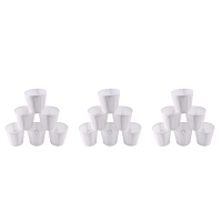 Modern European Style Droplight Wall Lamp Candle Chandelier Lamp Shade 18 Pcs Set (Solid White)