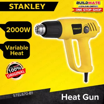 New Stanley STEL670 Professional Heat Gun (2000W) – GIGATOOLS