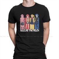 Vintage Member T-Shirt Men Round Neck 100% Cotton T Shirts Bocchi The Rock Japanese Anime Short Sleeve Tees Printed Clothing