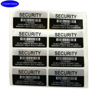 ♟♂ 100 Silver Color VOID Security Labels Removed Tamper Evident Warranty Sealing Sticker With Serial Number And Barcode