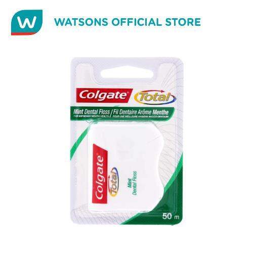 kykp44242woc COLGATE Total Mint Dental Floss 50m Lazada PH
