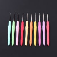 【CC】 1PC Metal Knitting Needles Crochet Hooks With Ergonomic Grips 0.5-2.75mm Drop Shipping