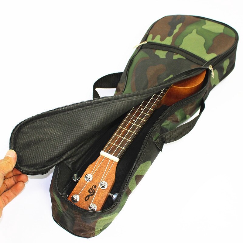 21 Inch Top Quality Ukulele Case 5MM Padding with Adjustable Straps,Camouflage Color 