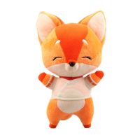 ของเล่นตุ๊กตาสัตว์ยัดไส้นุ่มรูปเกมการ์ตูนตุ๊กตาผ้ากำมะหยี่ Overwatch ตุ๊กตาสุนัขจิ้งจอกน่ารัก Kiriko Fox ขนาด27ซม. Overwatch น่ารัก Kiriko