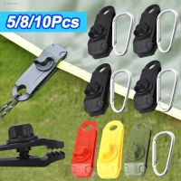 ▽๑ 5/8/10 PCS Tarpaulin Clip Tent Canopy Clip Buckle Outdoor Wind Rope Clamps Reusable Awning Mountaineering Camping Accessories