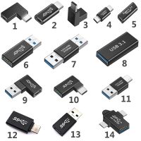 [ดีที่สุด A] ☺ USB3.1ไมโคร Usb Usb ประเภท-C 2 In 1 Otg แจ็คเชื่อมต่อไฟชาร์จอะแดปเตอร์ Type-C สายต่อขยายสำหรับแล็ปท็อปโทรศัพท์แท็บเล็ต ☺ ✩