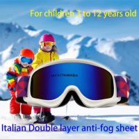 UV400 Double Layers Anti-Fog Ski Goggles Winter Snowboard Skiing Glasses Outdoor Sport Windproof Ski Mask Goggles for Children