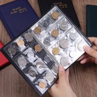 120 Grids PU Leather Album For Coins 10 Pages Stamp Album Coin Display Book For Commemorative Coin Badges Tokens Album